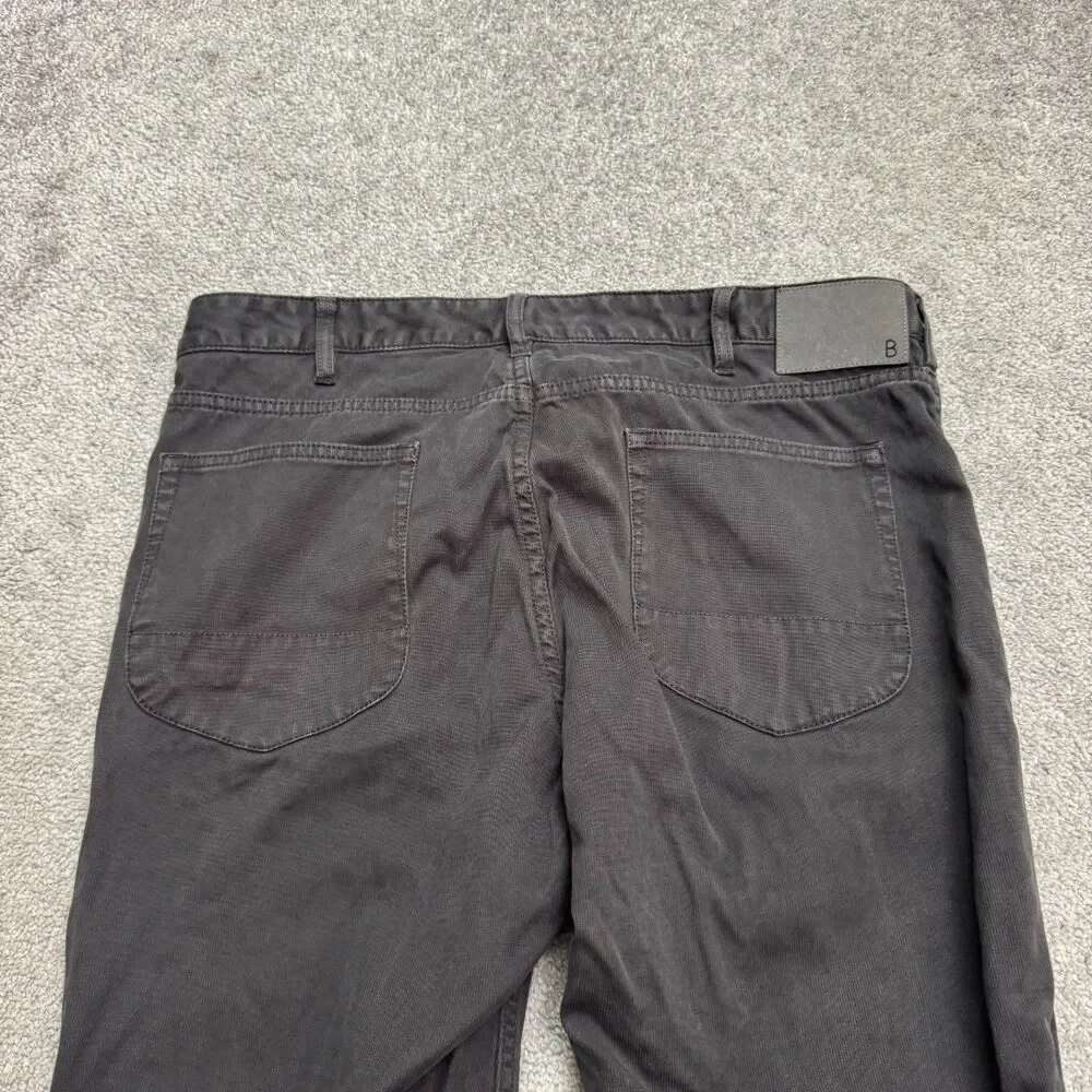 Bonobos Tailored Fit Chino Pants Mens 35x30 Dark Gray Straight Corduroy 5-Pocket